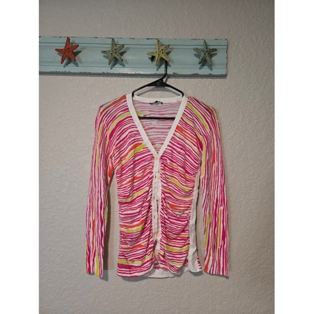 Lafayette 148 Animal Print Cardigan